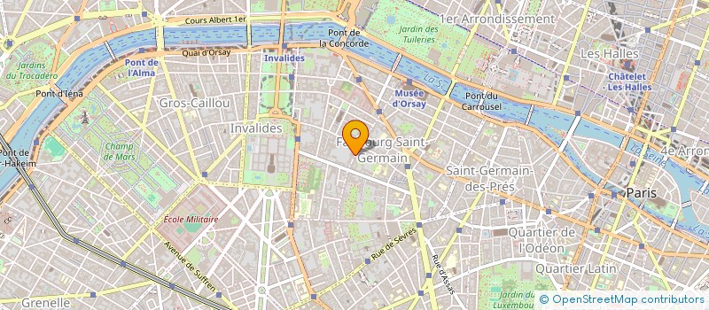 localisation de l'entreprise COMMISSION DU SECRET DE LA DEFENSE NATIONALE à PARIS