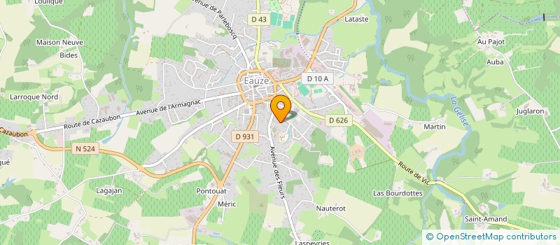 localisation de l'entreprise COMMISSION EXPANSION ECONOMIQUE à EAUZE