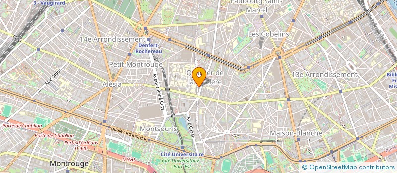 localisation de l'entreprise COMMISSION FOOTBALL LOISIR  PARIS