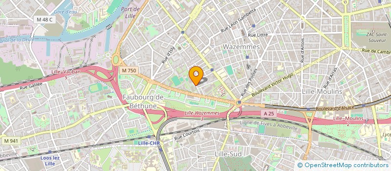 localisation de l'entreprise COMMISSION HISTORIQUE DU NORD à LILLE