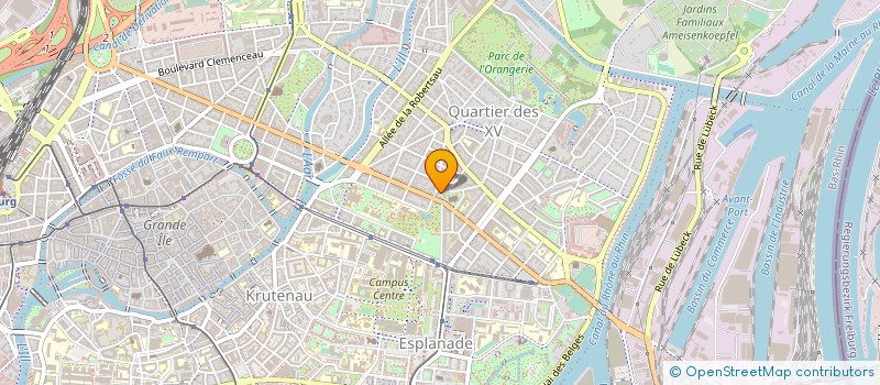 localisation de l'entreprise COMMISSION INTERNATIONALE ETAT CIVIL à STRASBOURG