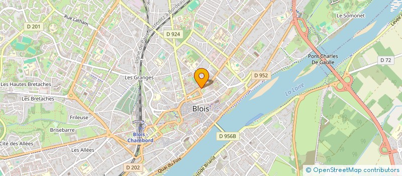localisation de l'entreprise COMMISSION LOCALE D'INFORMATION AUPRES DU CNPE DE SAINT-LAURENT-DES-EAUX à BLOIS
