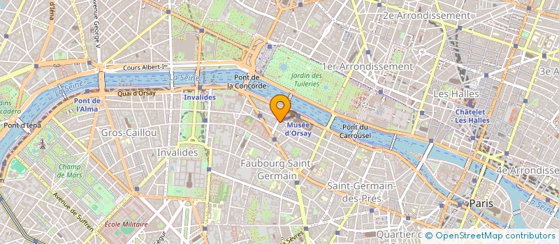 localisation de l'entreprise COMMISSION NATIONALE POUR LE CINQUANTENAIRE DE LA DISPARITION D'ANDRE MALRAUX  PARIS