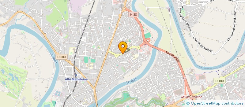 localisation de l'entreprise COMMISSION PARITAIRE LOCALE INTERPROFESSIONNELLE DU TARN à ALBI