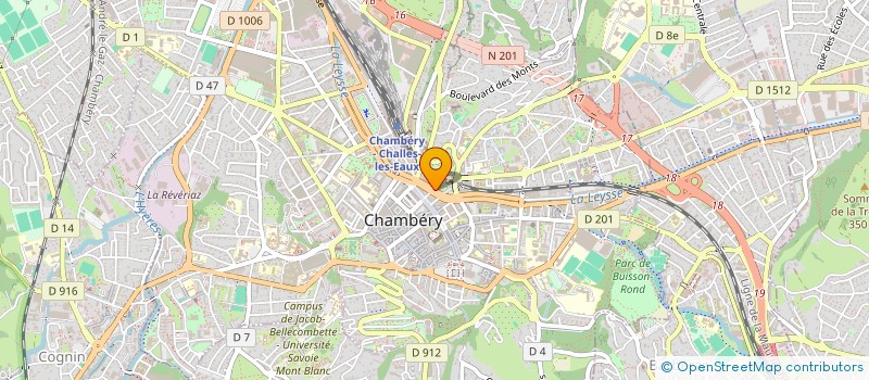localisation de l'entreprise COMMISSION PROPAGANDE ELECT EUROPEENNES à CHAMBERY