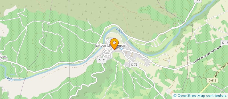 localisation de l'entreprise COMMISSION SYNDICALE DE PRODUCTION D'EAU POTABLE DE LATOUR DE FRANCE PERPIGNAN MEDITERRANEE COMMUNAUTE D AGGLOMERATION  LATOUR-DE-FRANCE