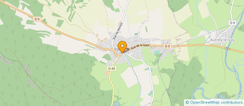 localisation de l'entreprise COMMISSION SYNDICALE POUR LA GESTION DES BIENS INDIVIS ENTRE LES COMMUNES D'AILLEVANS-OPPENANS-ORICOURT à AILLEVANS