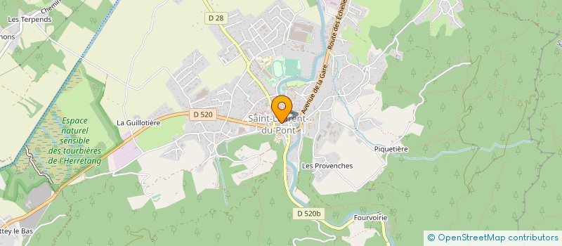 localisation de l'entreprise COMMISSION SYNDICALE SERMES PLANAY à SAINT-CHRISTOPHE-SUR-GUIERS