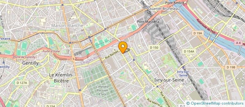 localisation de l'entreprise COMMIT à IVRY-SUR-SEINE