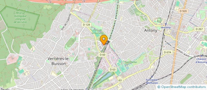 localisation de l'entreprise COMMITTEE FOR JUSTICE  VERRIERES-LE-BUISSON