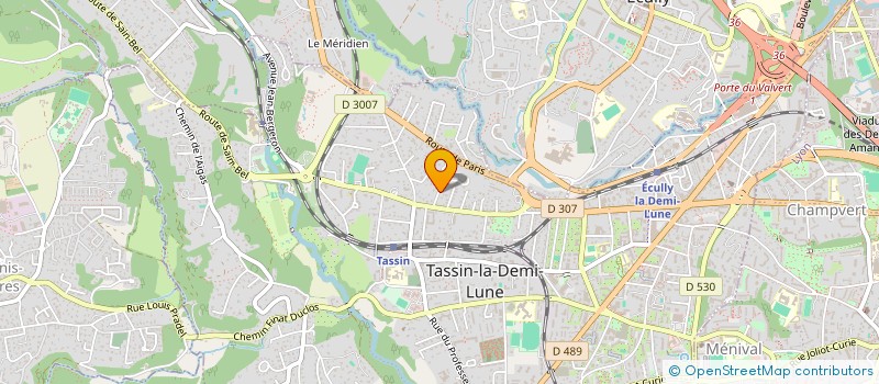 localisation de l'entreprise COMMODITIES COMPASS  TASSIN-LA-DEMI-LUNE