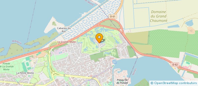 localisation de l'entreprise COMMODORE  LA GRANDE-MOTTE