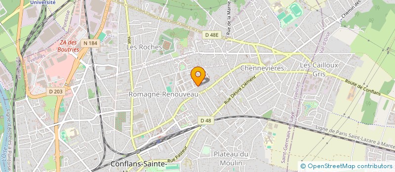 localisation de l'entreprise COMMON-IDF  CONFLANS-SAINTE-HONORINE