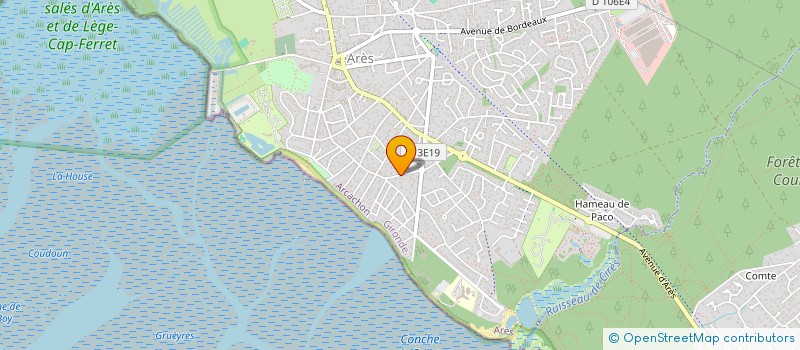 localisation de l'entreprise COMMONCHANGE  ARES