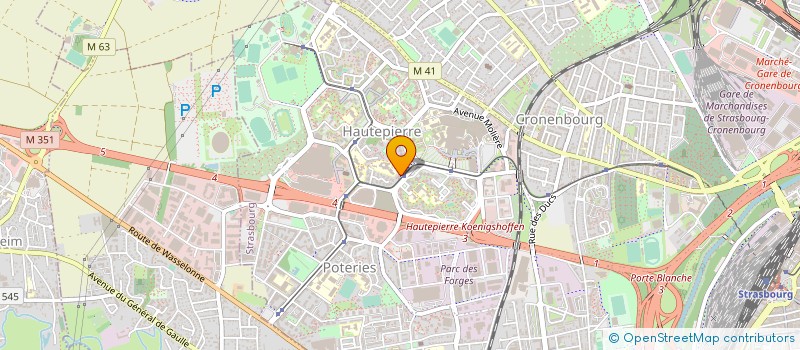 localisation de l'entreprise COMMOWN à STRASBOURG