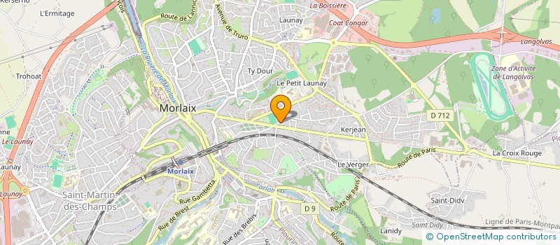 localisation de l'entreprise COMMUN  MORLAIX