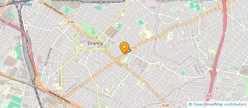 localisation de l'entreprise COMMUN'ARTS à DRANCY