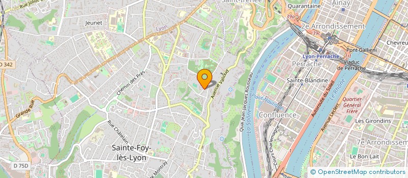 localisation de l'entreprise COMMUN CONSEILS à SAINTE-FOY-LES-LYON