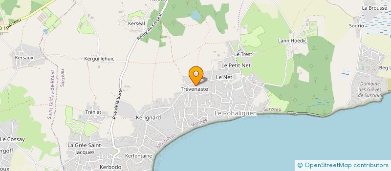 localisation de l'entreprise COMMUN-ID  SARZEAU