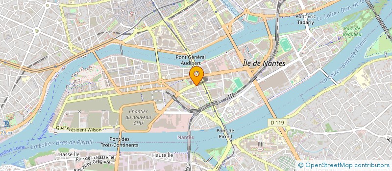 localisation de l'entreprise COMMUN'ILE à NANTES