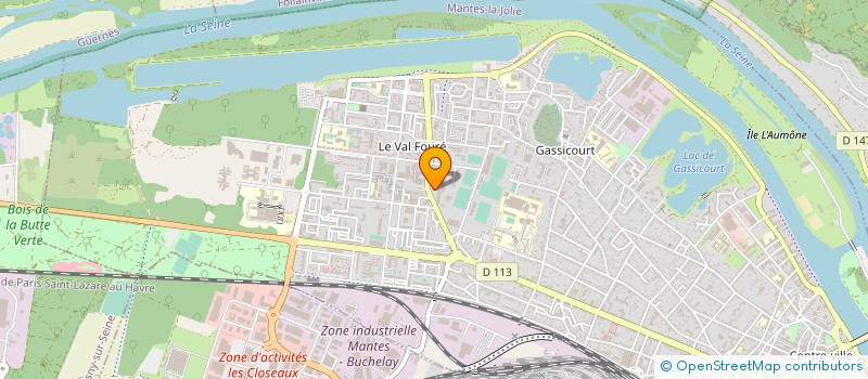 localisation de l'entreprise COMMUN ISLAM MILLI GORUS MANTES JOLIE  MANTES-LA-JOLIE