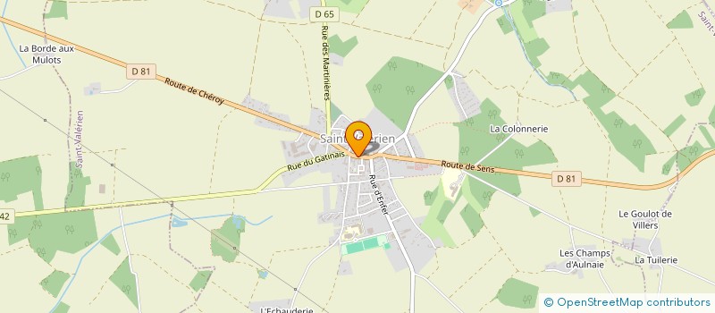 localisation de l'entreprise COMMUN J.P. ET OTTENWAELTER T.  SAINT-VALERIEN