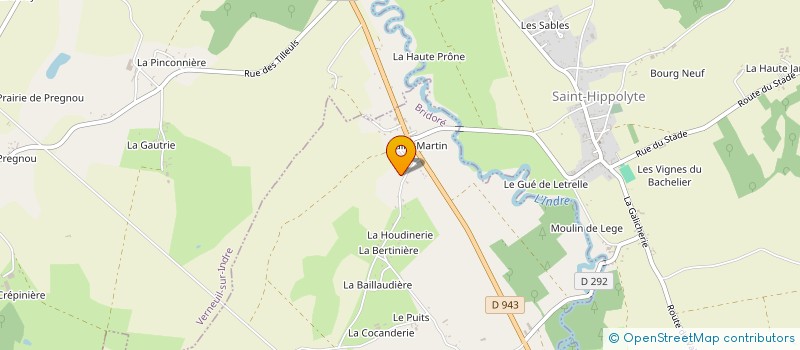 localisation de l'entreprise COMMUN JARDIN  LOCHES