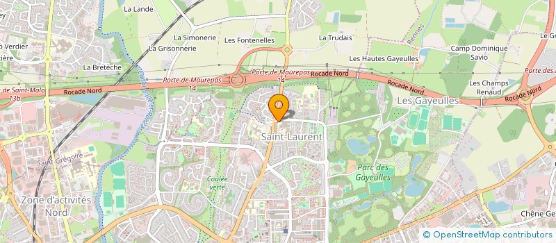 localisation de l'entreprise COMMUN RELIGI ST THOMAS DE VILLENEUVE  RENNES