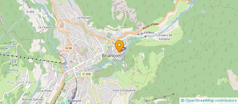 localisation de l'entreprise COMMUNAUTE ACADEMIQUE DES SAVOIRS BATIR ANCIENS C.A.S.B.A.  BRIANCON