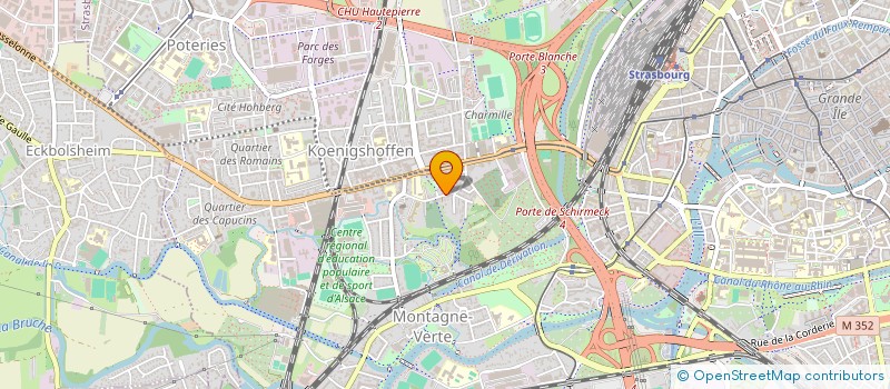 localisation de l'entreprise COMMUNAUTE APOSTOLIQUE LES PREDESTINES à STRASBOURG