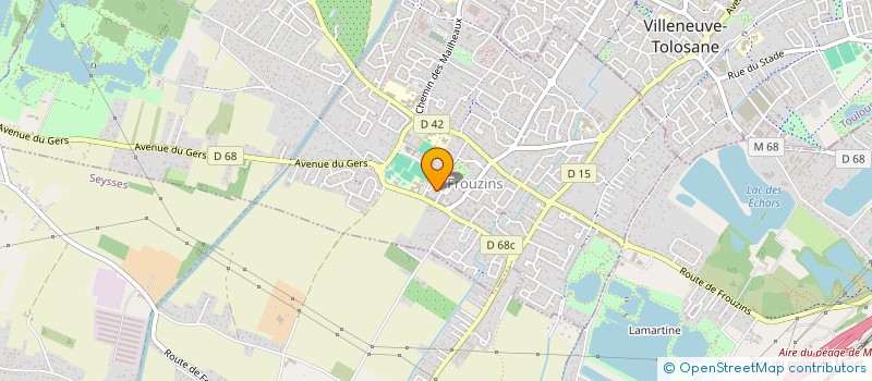 localisation de l'entreprise COMMUNAUTE ASSOCIATIVE DES PARENTS D'ELEVES  FROUZINS