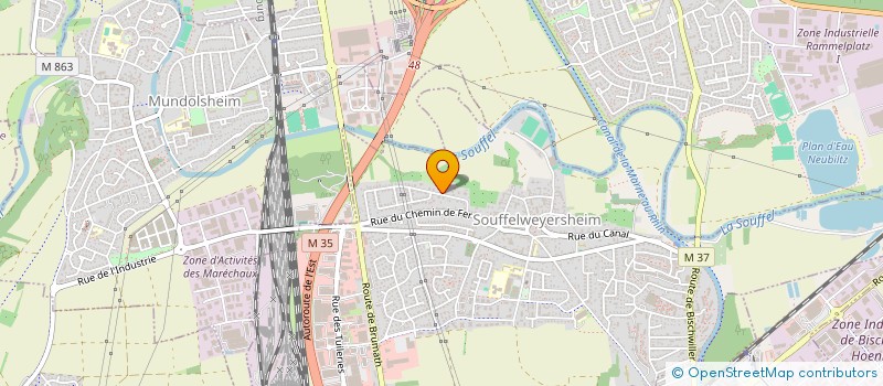 localisation de l'entreprise COMMUNAUTE ASSOMPTIONISTE à SOUFFELWEYERSHEIM