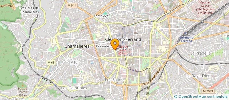 localisation de l'entreprise COMMUNAUTE AUVERNHA CHRISTIANA  CLERMONT-FERRAND