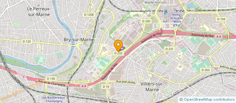 localisation de l'entreprise COMMUNAUTE BAZOUAISE DE FRANCE  BRY-SUR-MARNE