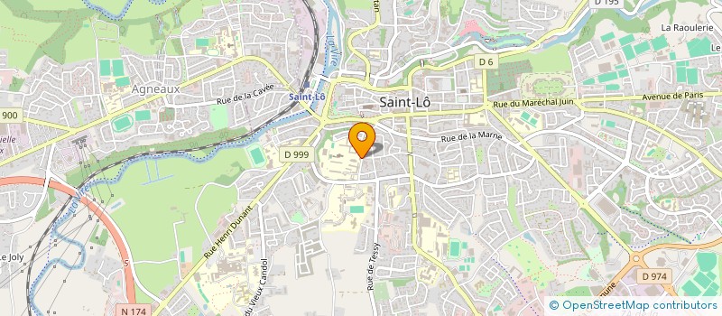 localisation de l'entreprise COMMUNAUTE BON SAUVEUR  SAINT-LO