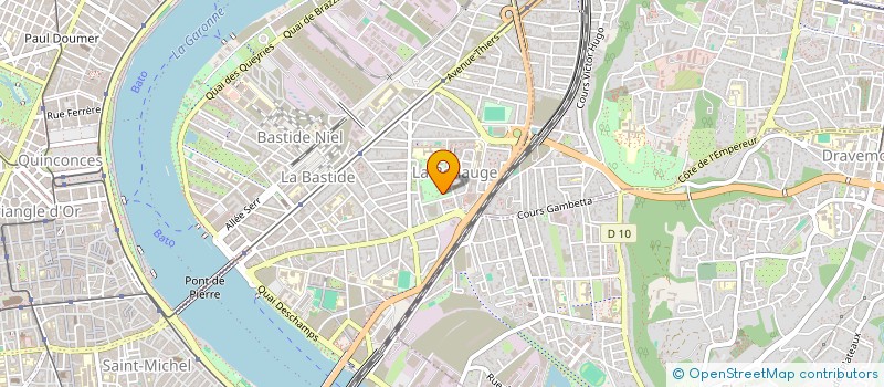 localisation de l'entreprise COMMUNAUTE CAMEROUNAISE DE BORDEAUX (C.C.B.)  BORDEAUX