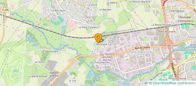 localisation de l'entreprise COMMUNAUTE CARMEL MONTIGNE  VEZIN-LE-COQUET