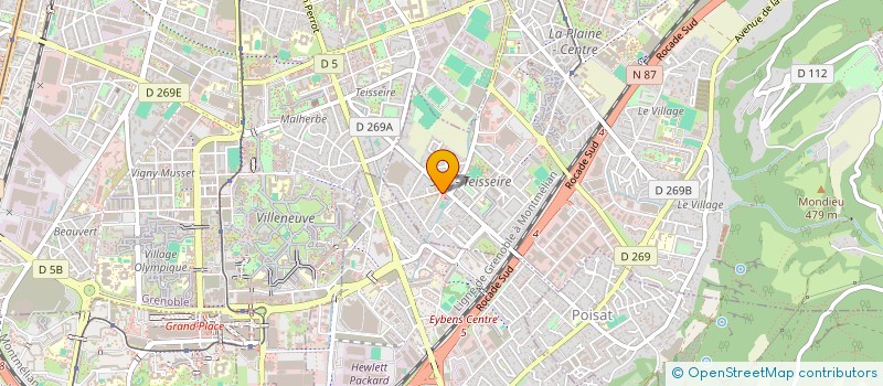 localisation de l'entreprise COMMUNAUTE CATHOLIQUE MALGACHE DE GRENOBLE  SAINT-MARTIN-D'HERES