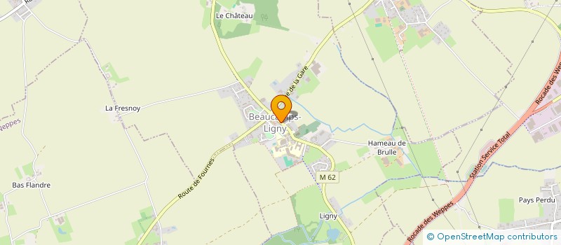localisation de l'entreprise COMMUNAUTE CHAMPAGNAT à BEAUCAMPS-LIGNY