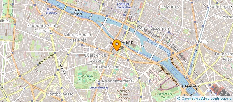 localisation de l'entreprise COMMUNAUTE CHRET ST SEVERIN  PARIS