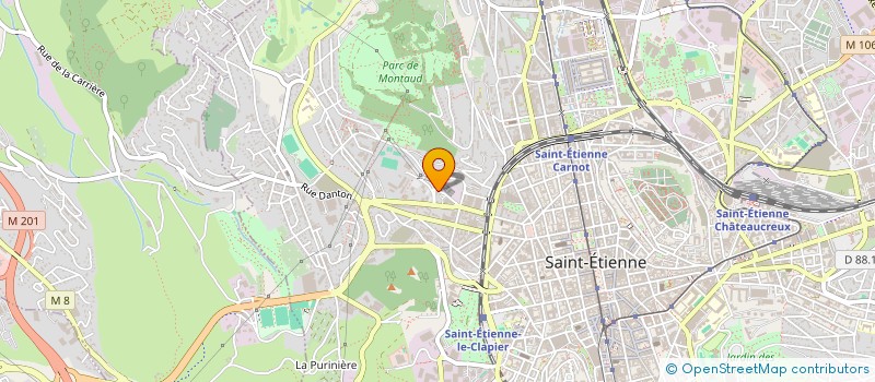 localisation de l'entreprise COMMUNAUTE CHRETIENNE BETHESDA  SAINT-ETIENNE