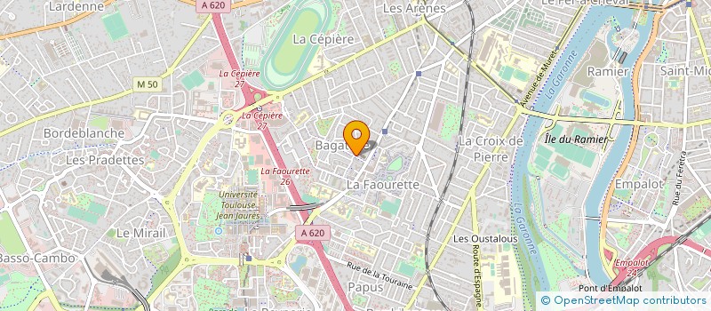 localisation de l'entreprise COMMUNAUTE CHRETIENNE CENTRAFRICAINE DE TOULOUSE  TOULOUSE