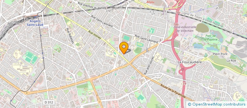 localisation de l'entreprise COMMUNAUTE CHRETIENNE DU COLOMBIER à ANGERS