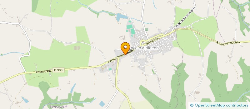 localisation de l'entreprise COMMUNAUTE COM VAL 81  VALENCE-D'ALBIGEOIS