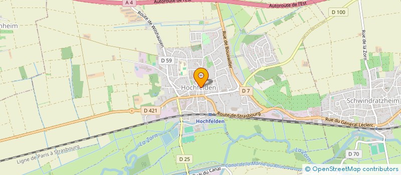 localisation de l'entreprise COMMUNAUTE COMM VILLAGES CANT HOCHFELDEN à WILWISHEIM