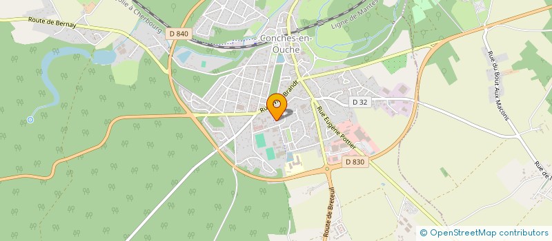 localisation de l'entreprise COMMUNAUTE CONCHOISE DE HAND BALL  CONCHES-EN-OUCHE