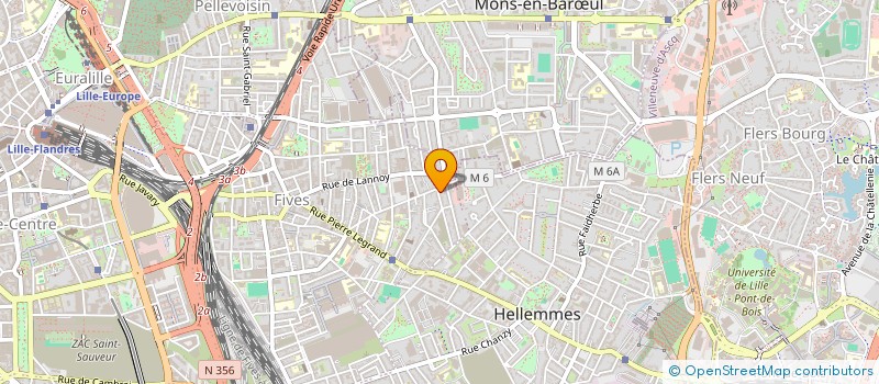 localisation de l'entreprise COMMUNAUTE CONGOLAISE DE LA REGION NORD-FRANCE  LILLE