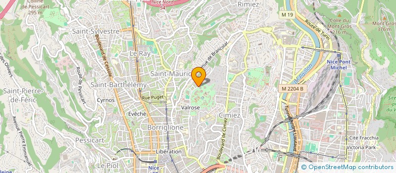 localisation de l'entreprise COMMUNAUTE CRETEIL CORBERON à NICE