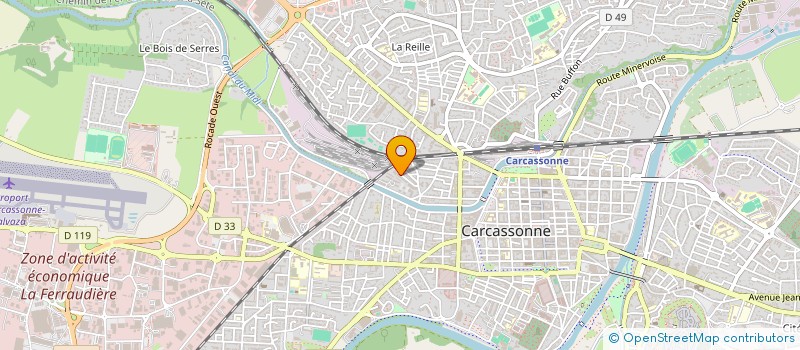 localisation de l'entreprise COMMUNAUTE CULTUELLE ORTHODOXE DE CARCASSONNE  CARCASSONNE