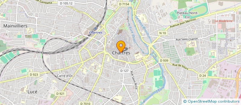localisation de l'entreprise COMMUNAUTE D AGGLOMERATION CHARTRES METROPOLE à CHARTRES
